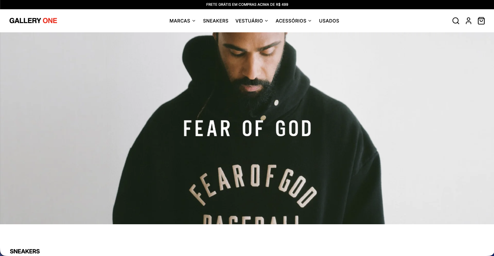 Loja Gallery One - Tema Snap Solutions